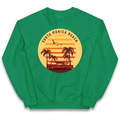 Santa Monica Beach kids sweatshirt