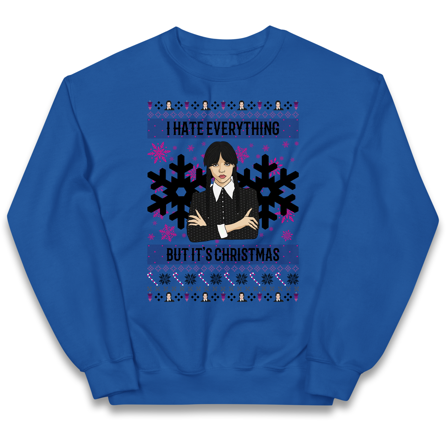 Wednesday addams Christmas Kids Jumper