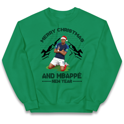 Mbappe Christmas Kids Sweatshirt