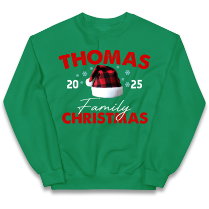 Thomas Family Christmas kids sweatshirt