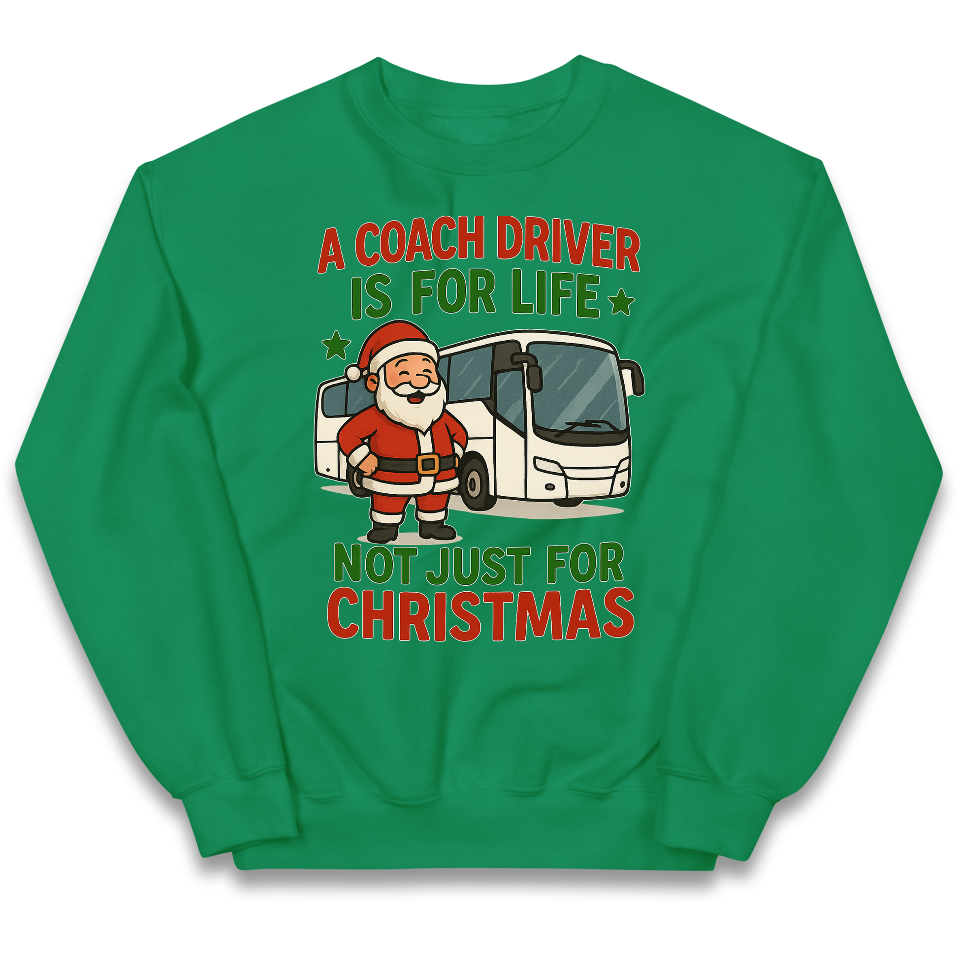 Coach Driver Christmas Kids Jumper