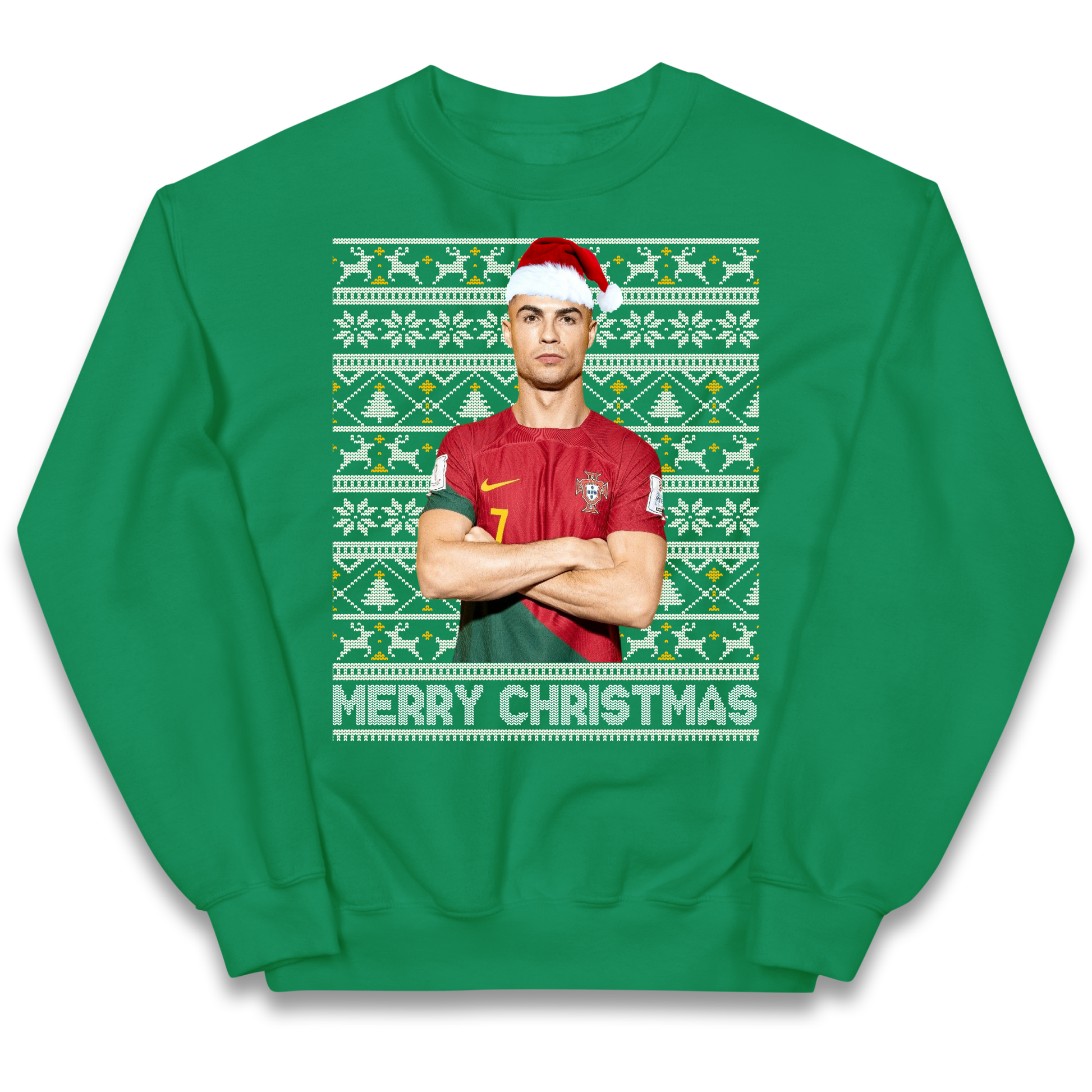 Merry Christmas Ronaldo kids sweatshirt