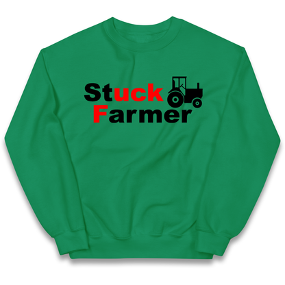 Stuck Farmer Kids Sweatshirt