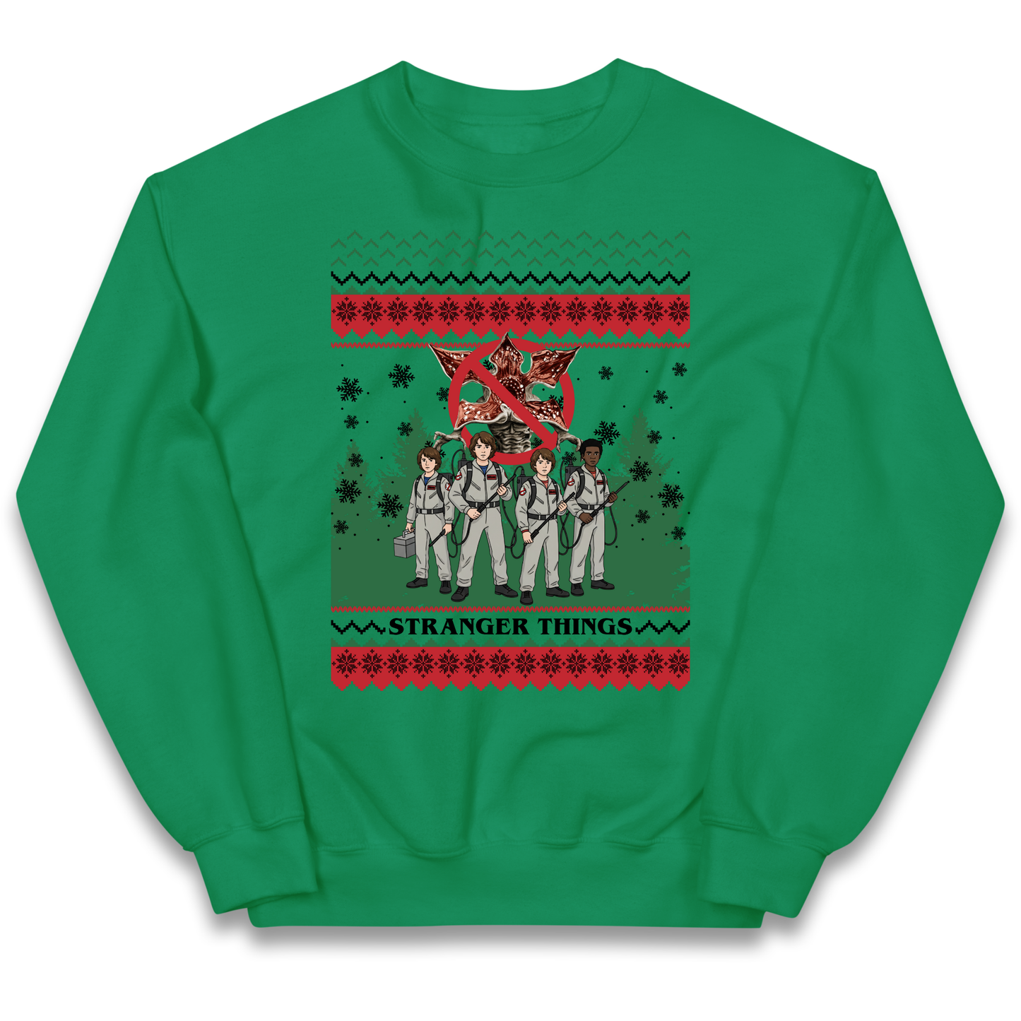Stranger Things Demogorgon Christmas Kids Jumper