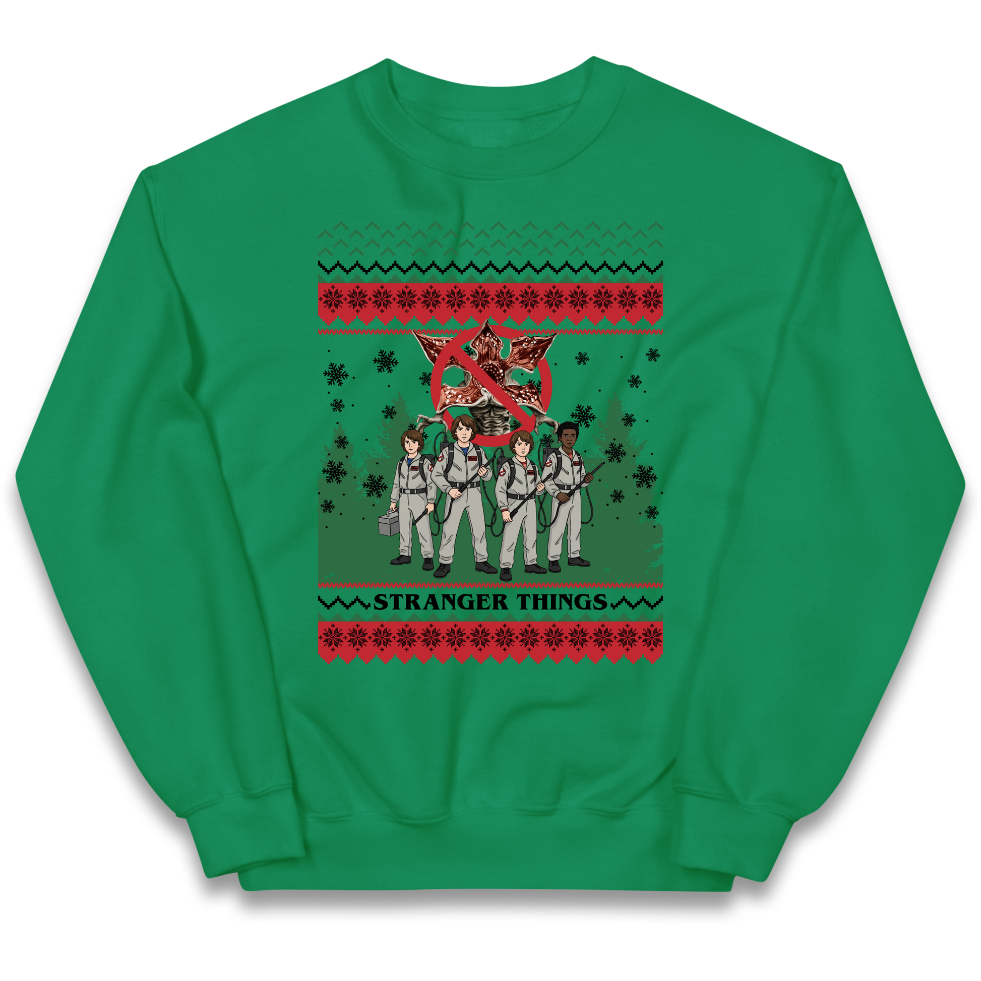Stranger Things Demogorgon Christmas Kids Jumper