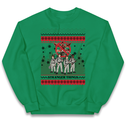 Stranger Things Demogorgon Christmas Kids Jumper