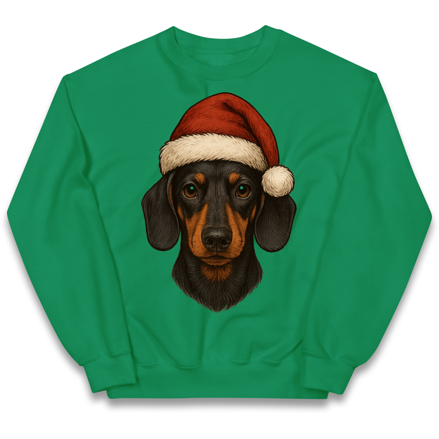 Sausage Dog Christmas Kids Jumper