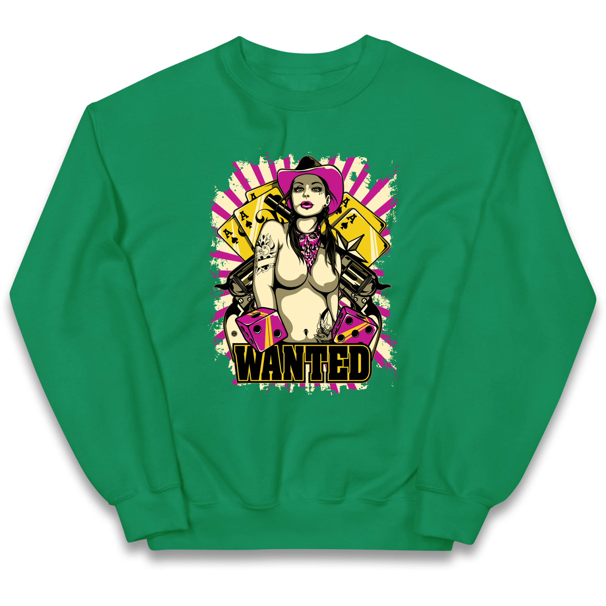 Wanted Ace Of Spades kids sweatshirt