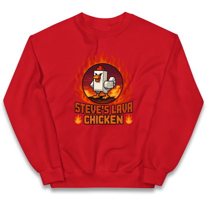 Steve's Lava Chicken Kids Jumper