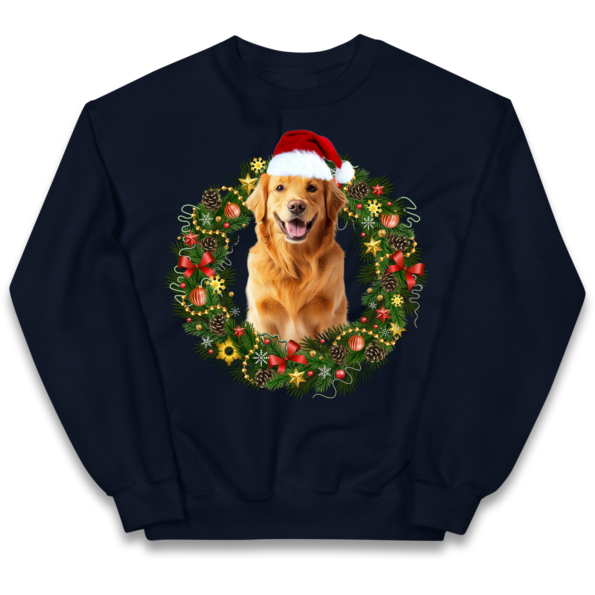 Dog Christmas kids sweatshirt