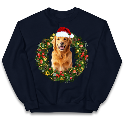 Dog Christmas kids sweatshirt