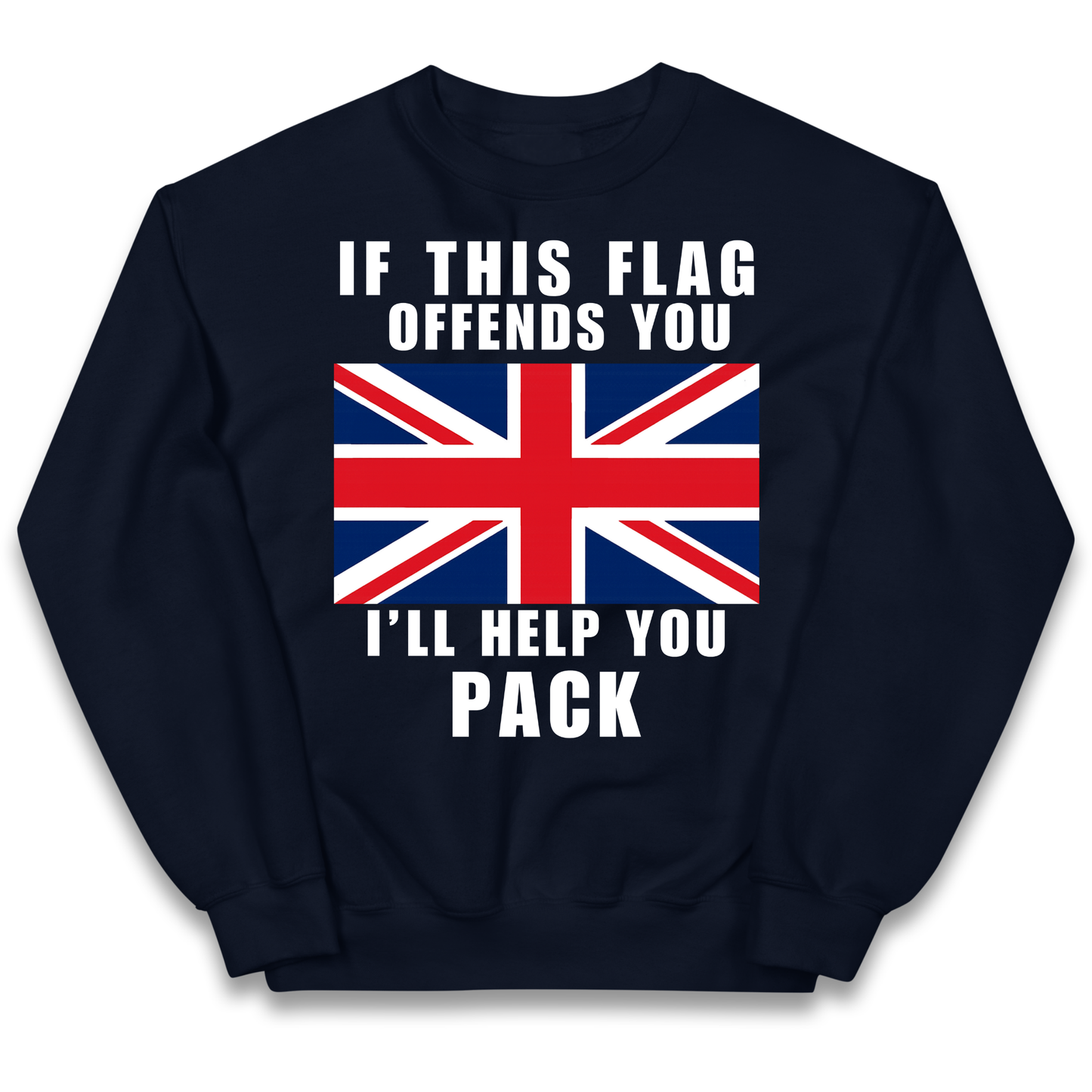 If This Flag Offends You I Will Help You Pack kids sweatshirt