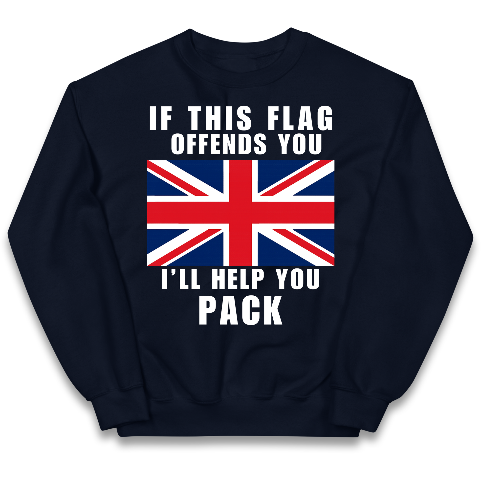 If This Flag Offends You I Will Help You Pack kids sweatshirt
