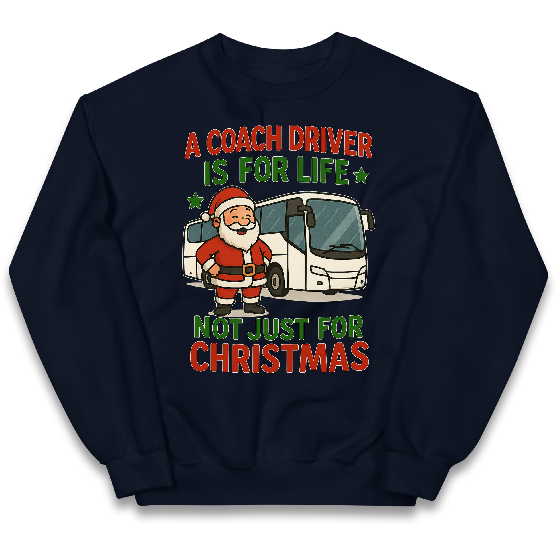 Coach Driver Christmas Kids Jumper