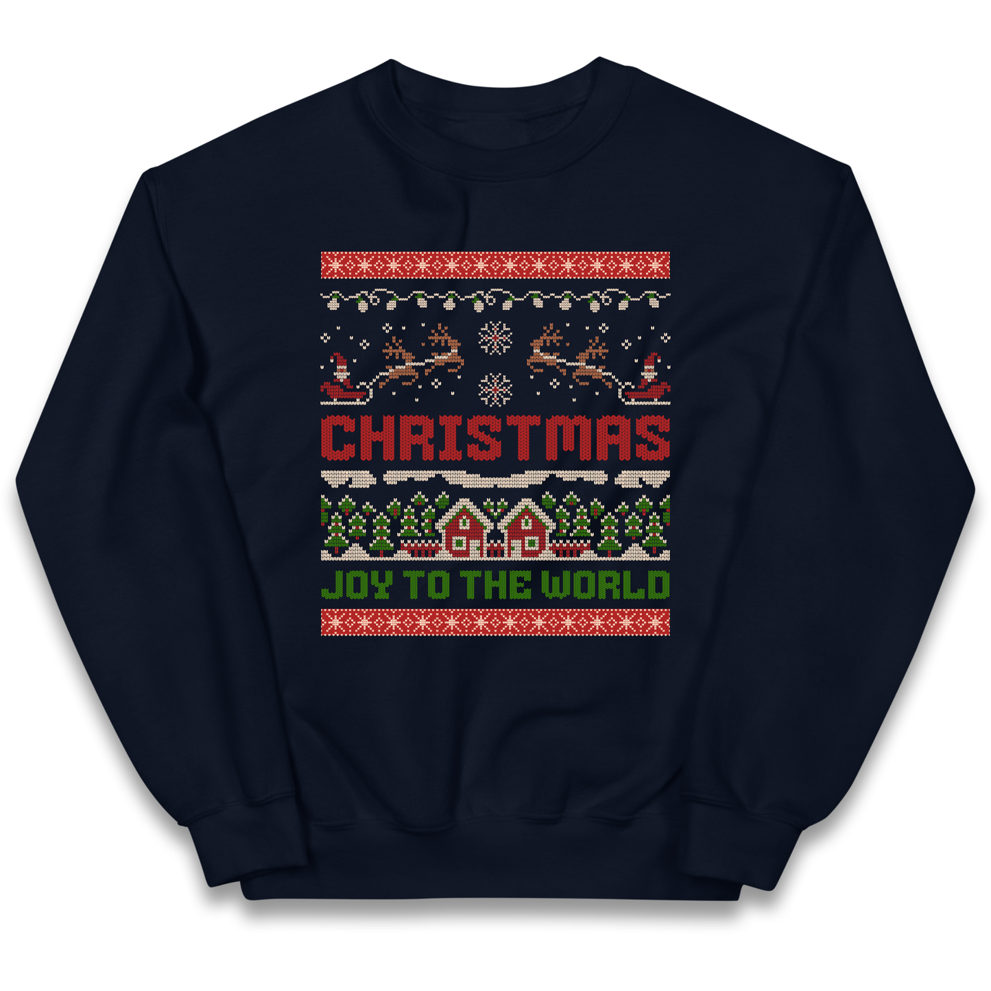 Christmas Joy to the World Christmas kids sweatshirt