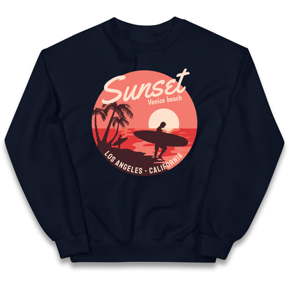 Sunset Venice Beach kids sweatshirt
