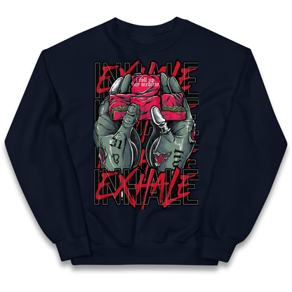 Inhale Exhale kids sweatshirt