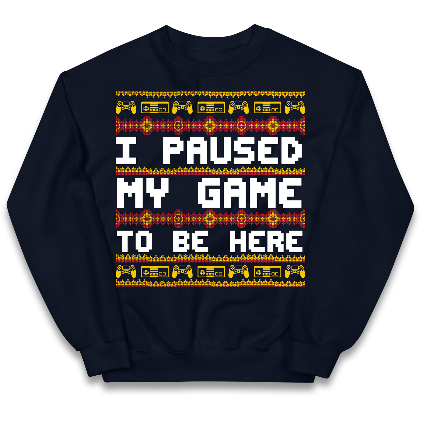 Paused My Game Kids Sweatshirt