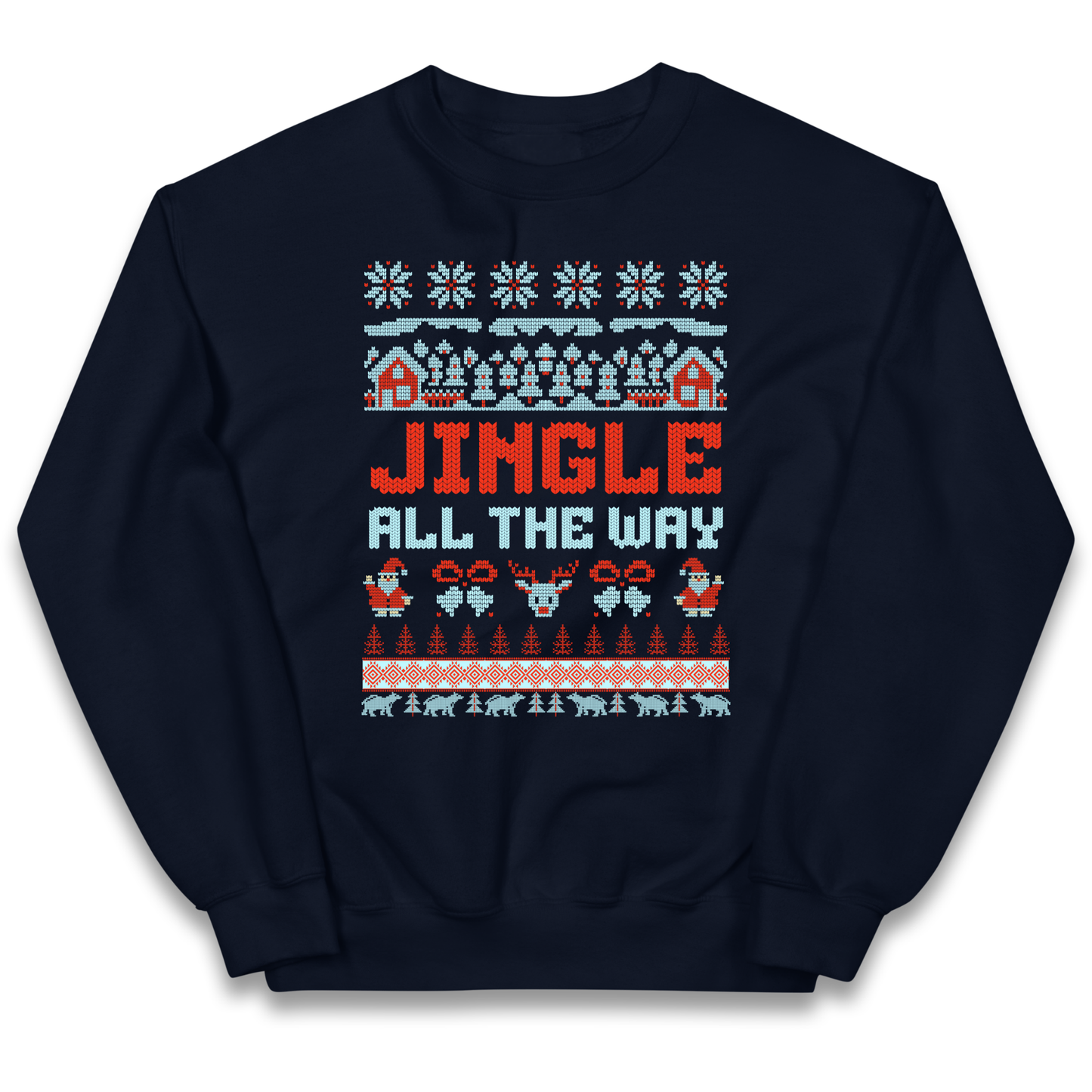 Jingle All The Way Christmas kids sweatshirt