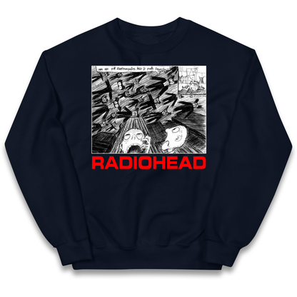 Radiohead We Are Not Screaming kids sweatshirt
