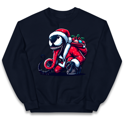 Venom Santa kids sweatshirt
