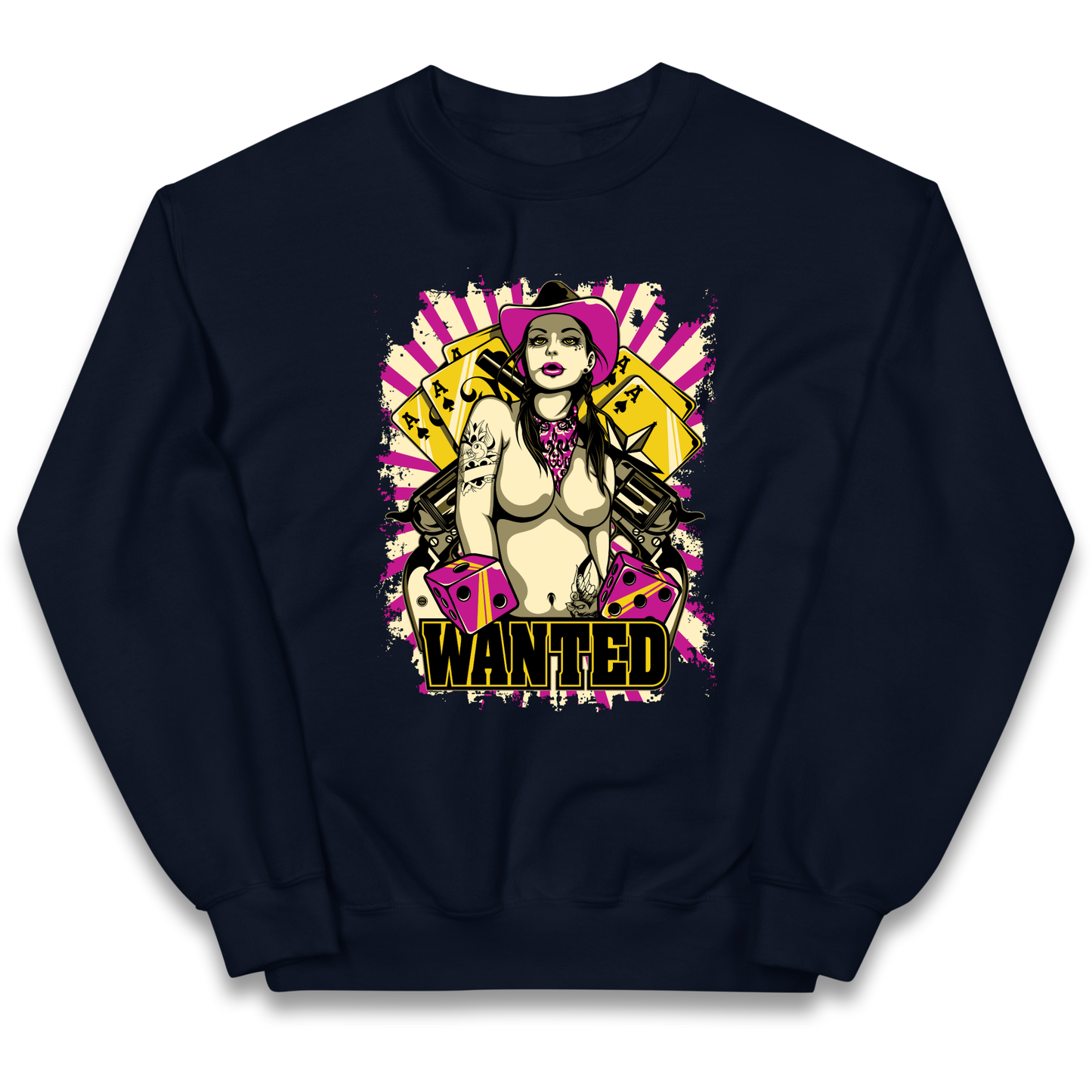 Wanted Ace Of Spades kids sweatshirt