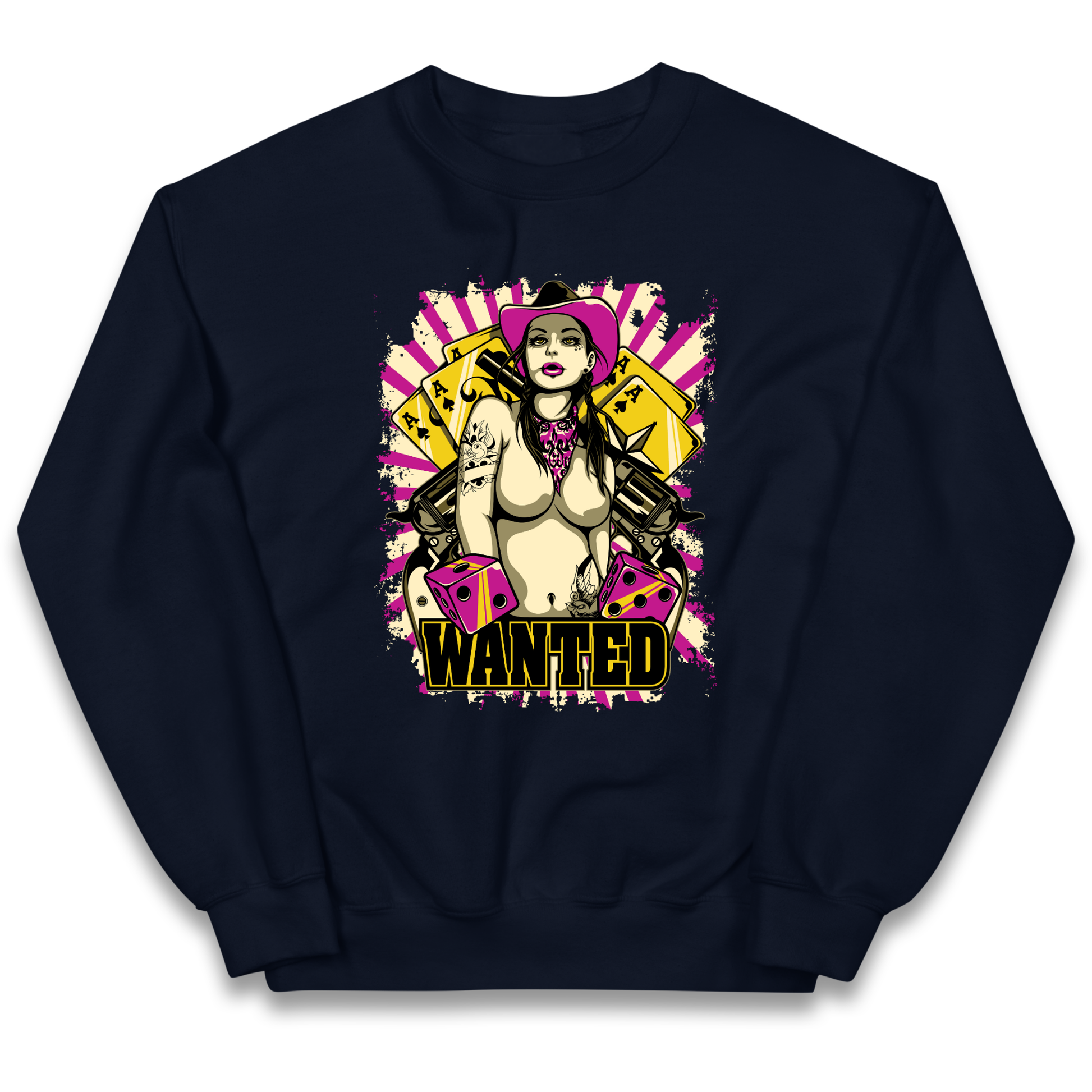 Wanted Ace Of Spades kids sweatshirt