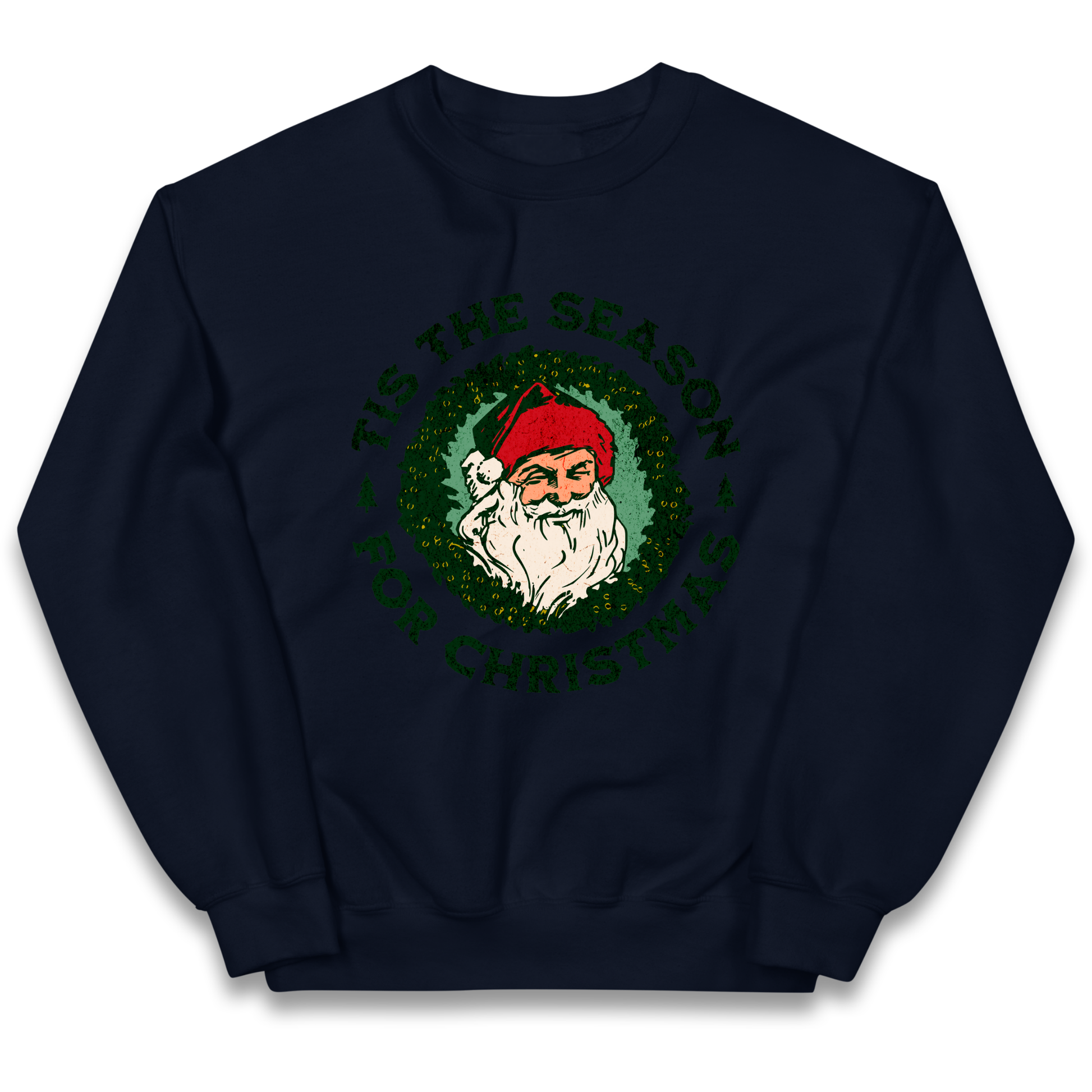 Tis The Season Santa Claus Christmas kids sweatshirt