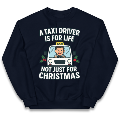Taxi Driver Christmas Kids Jumper