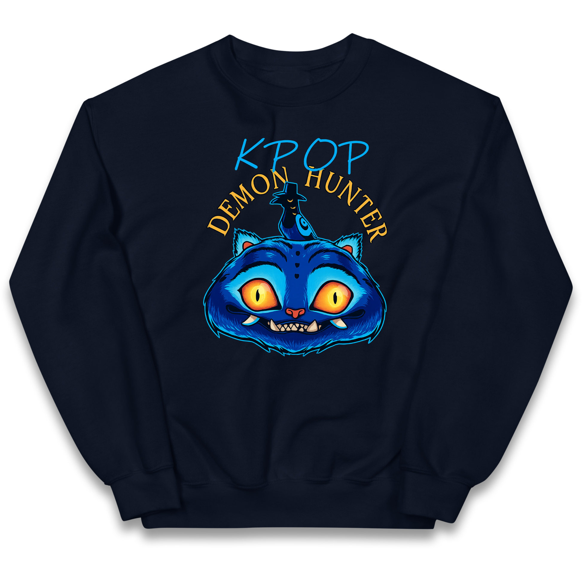 Kpop Demon Hunter Derpy Tiger kids sweatshirt