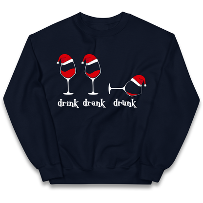 Drink Drank Drunk Kids Sweatshirt