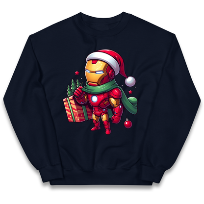 Ironman Santa kids sweatshirt