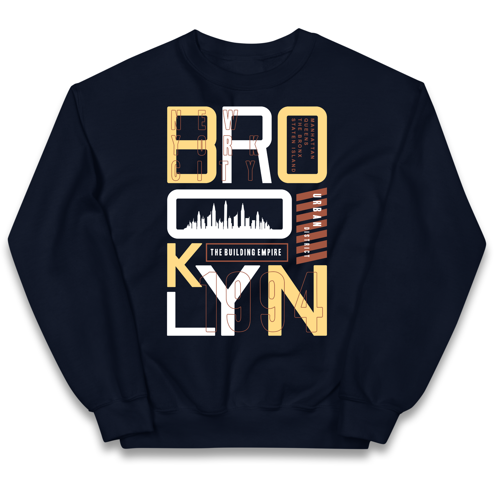 Brooklyn New York Urban District kids sweatshirt