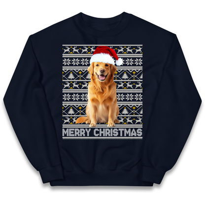 Merry Christmas Dog kids sweatshirt