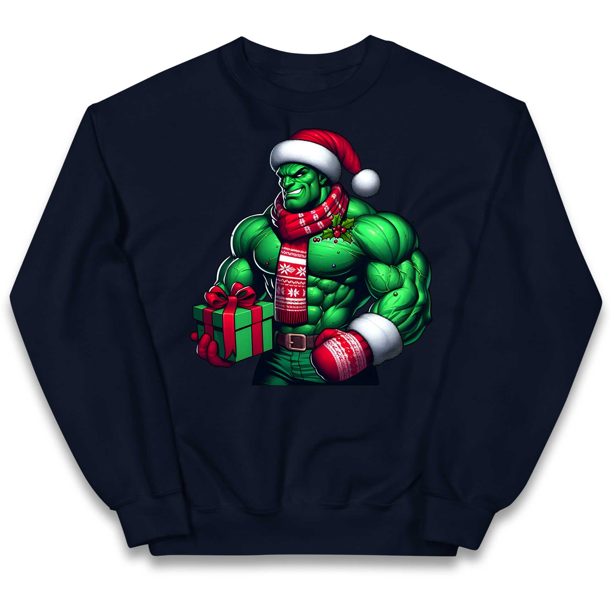 The Hulk Santa kids sweatshirt