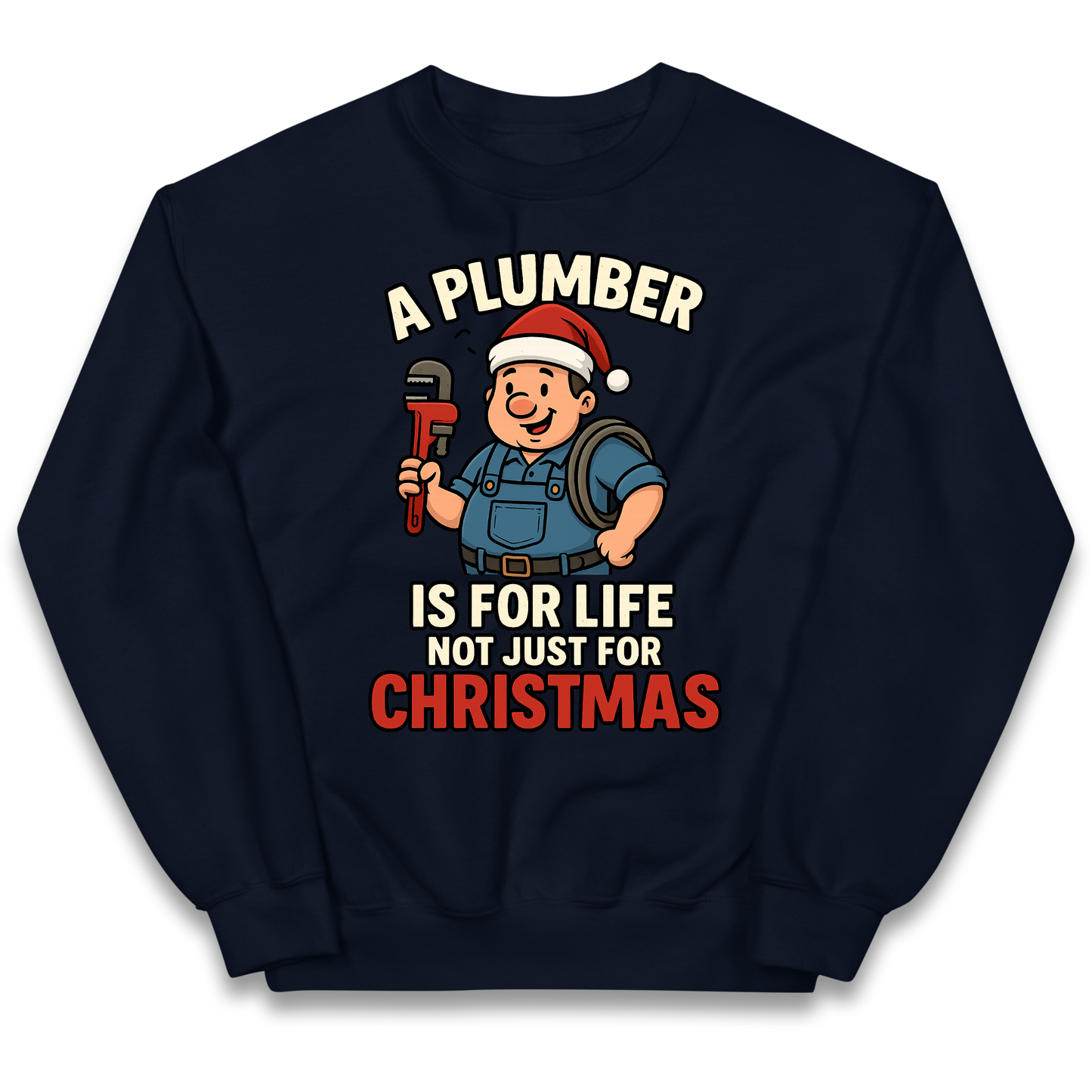 Plumber Christmas Kids Jumper