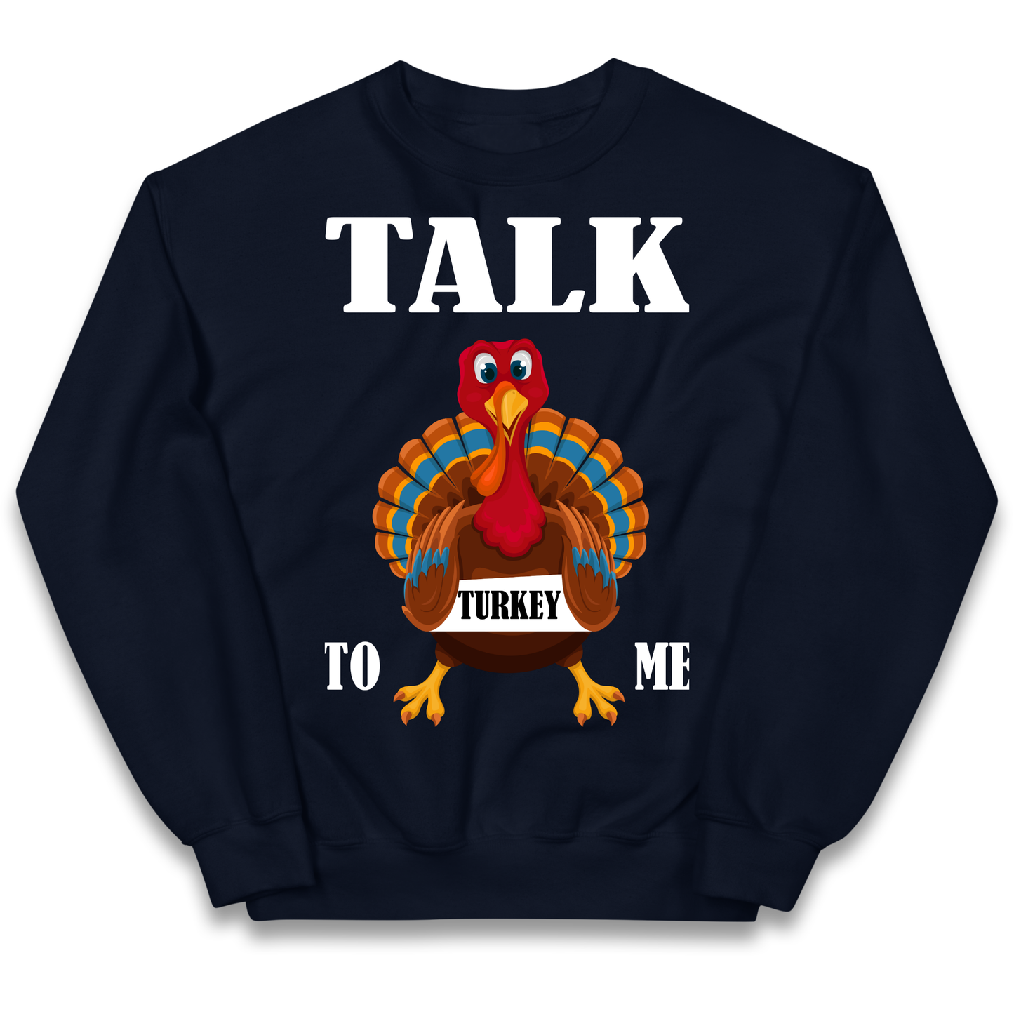 Talk Turkey To Me Christmas kids sweatshirt