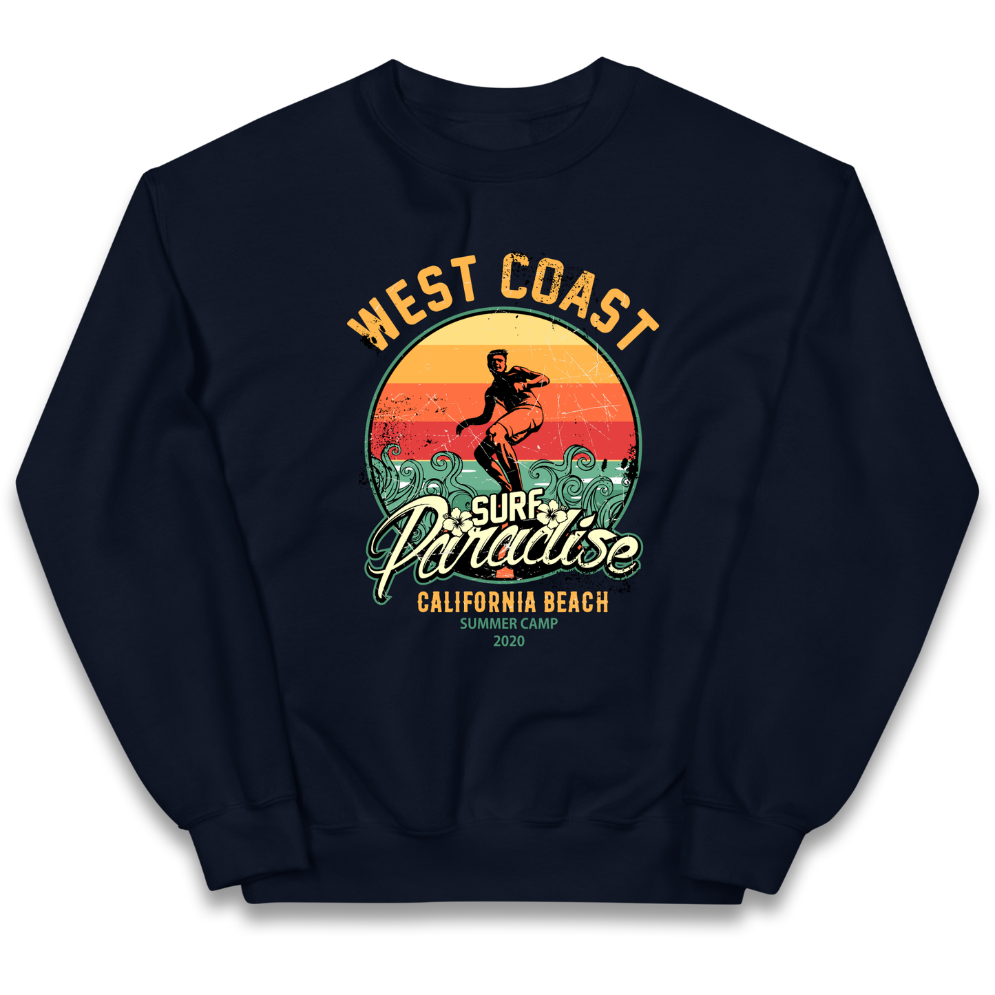 West Coast Surf Paradise kids sweatshirt