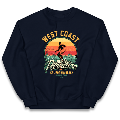 West Coast Surf Paradise kids sweatshirt