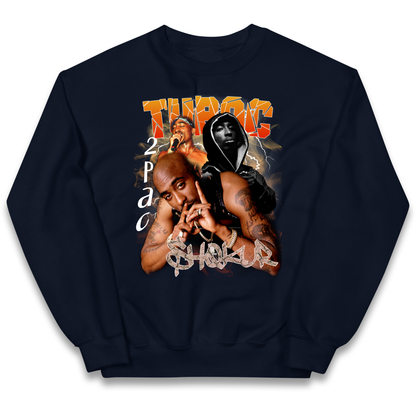 Tupac All Eyez On Me kids sweatshirt