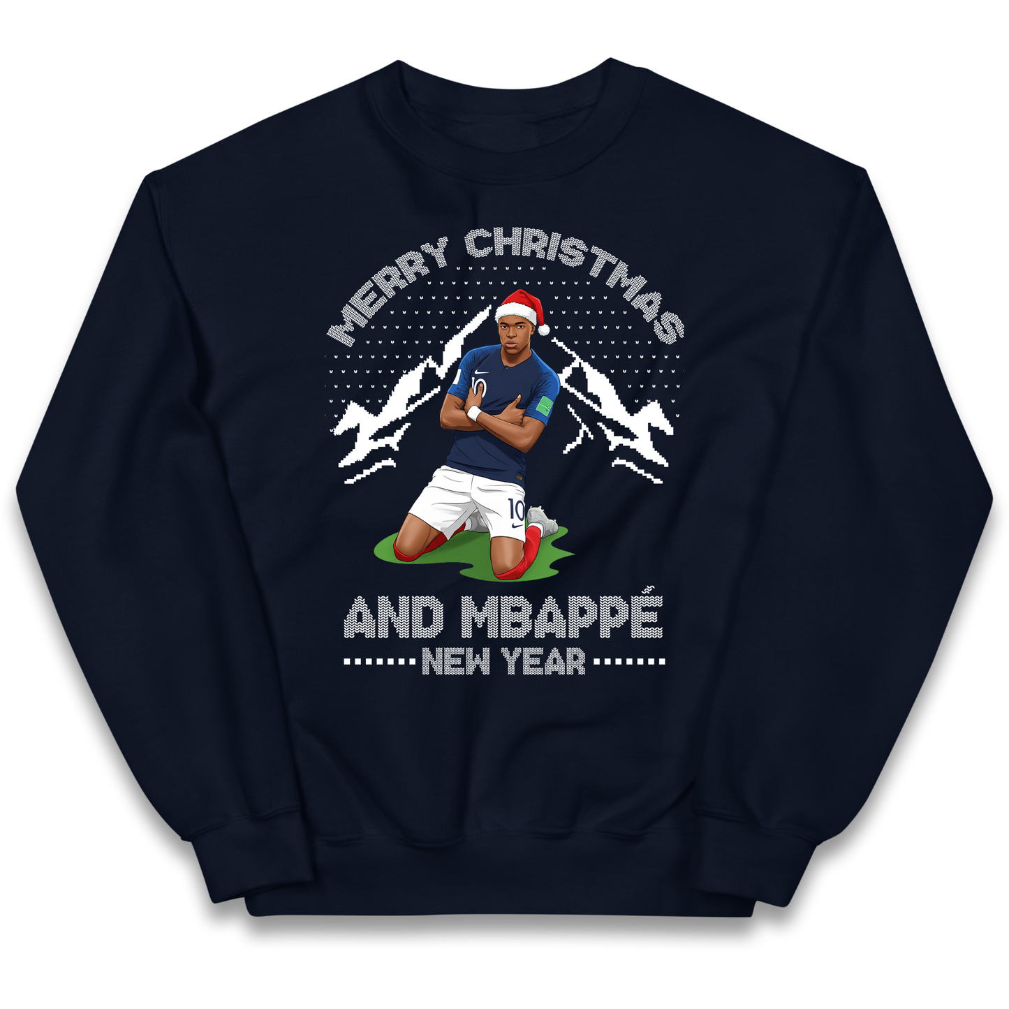 Mbappe Christmas Kids Sweatshirt