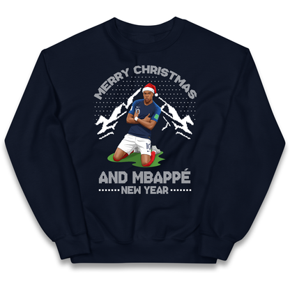 Mbappe Christmas Kids Sweatshirt