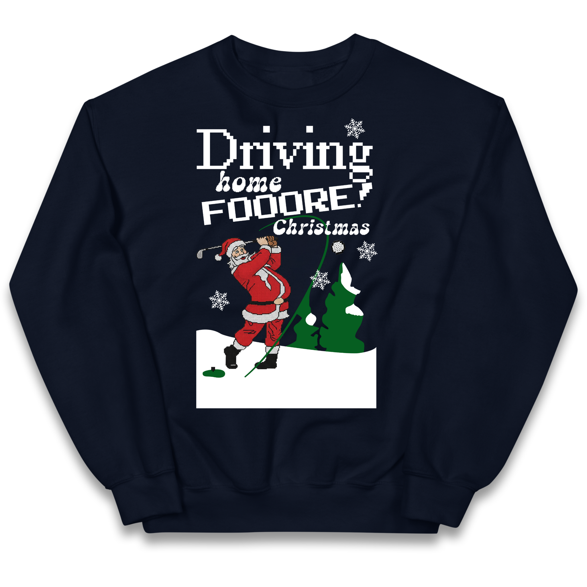 Christmas Golf Kids Sweatshirt