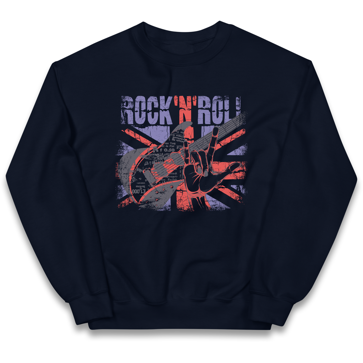 Rock N Roll Union Jack kids sweatshirt