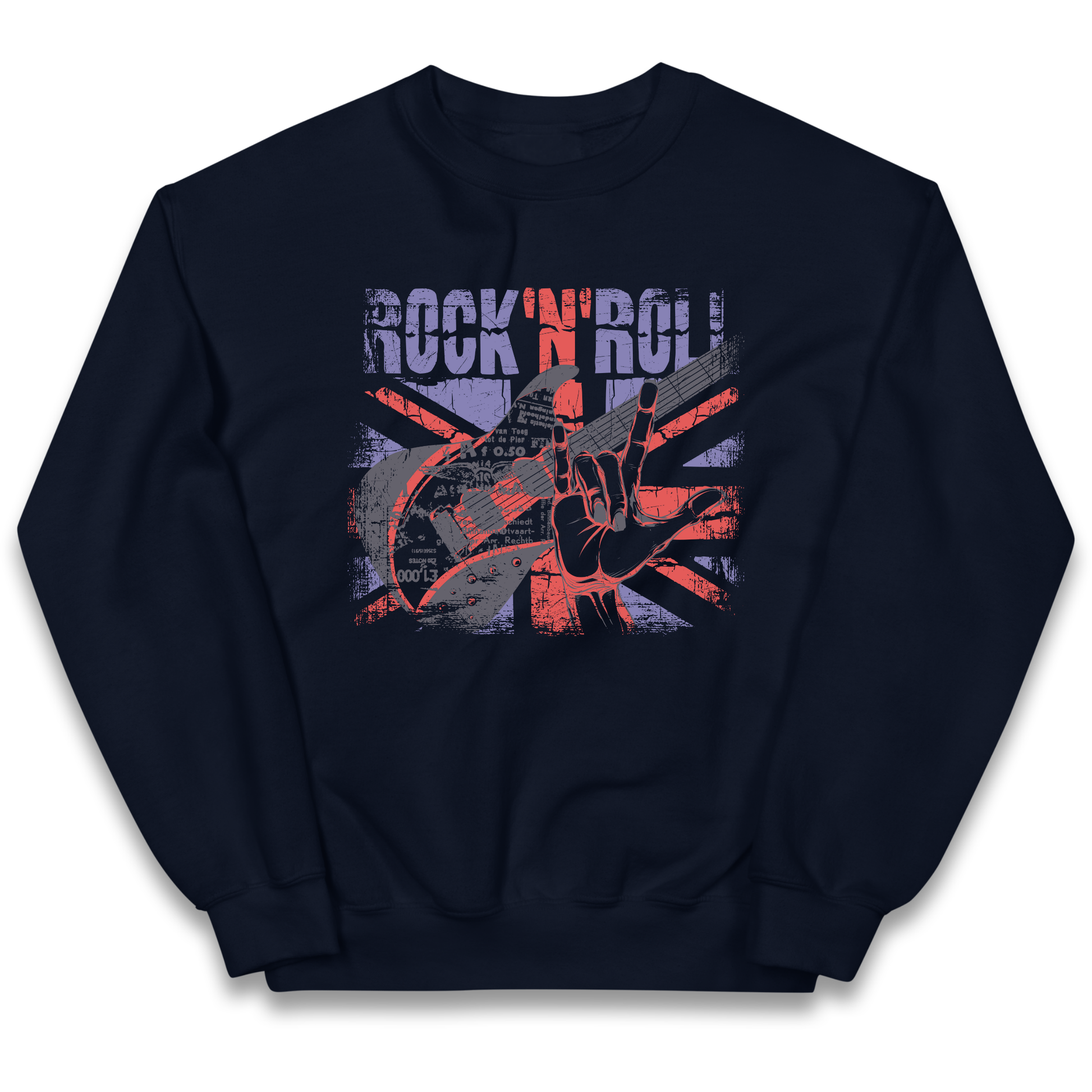 Rock N Roll Union Jack kids sweatshirt