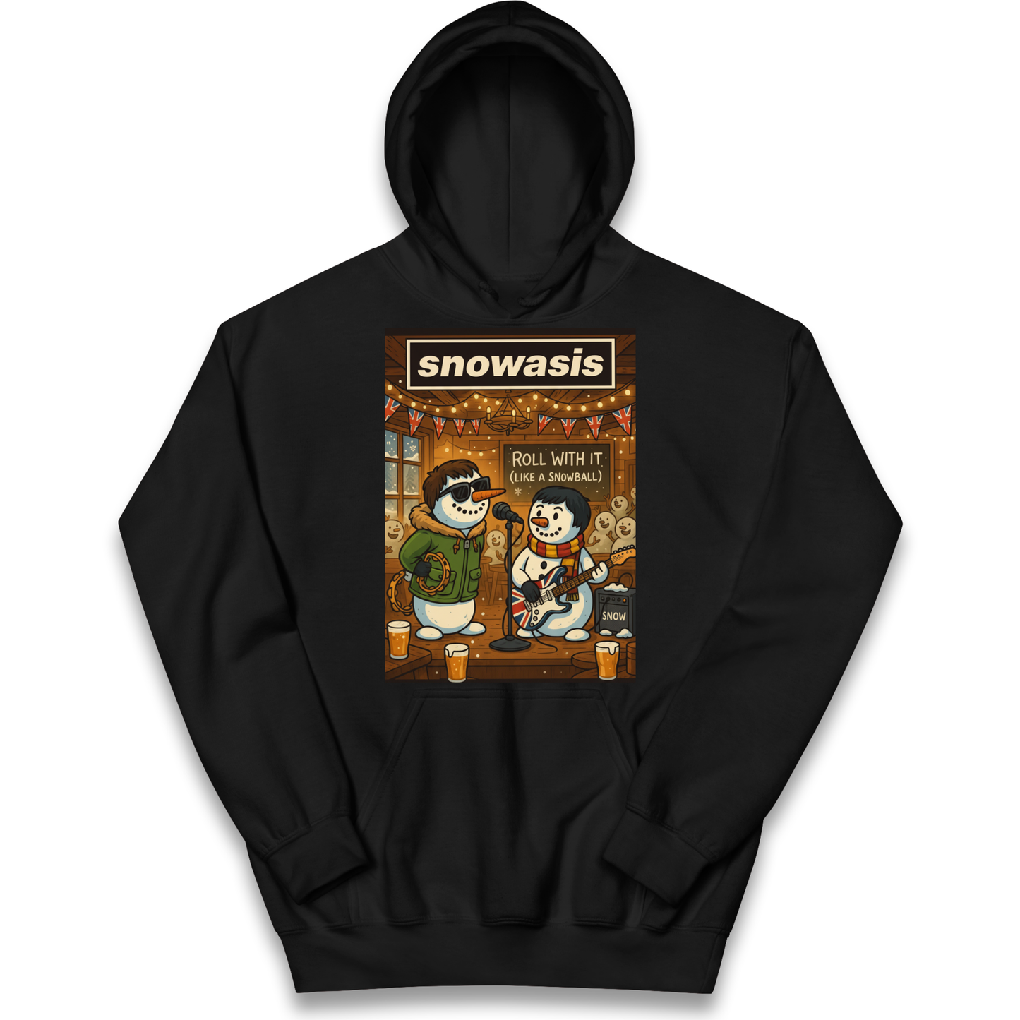 Snowasis Roll Christmas Kids Hoodie