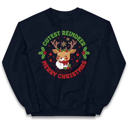 Cutest Reindeer kids sweatshirt