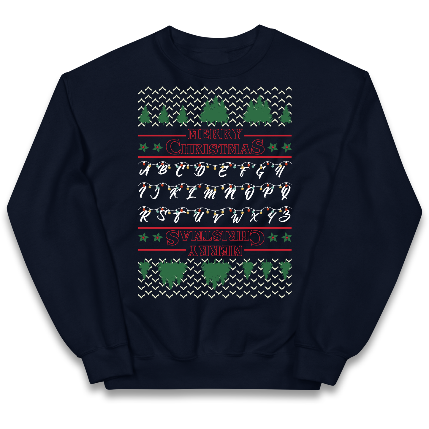 stranger things christmas jumper Kids Jumper