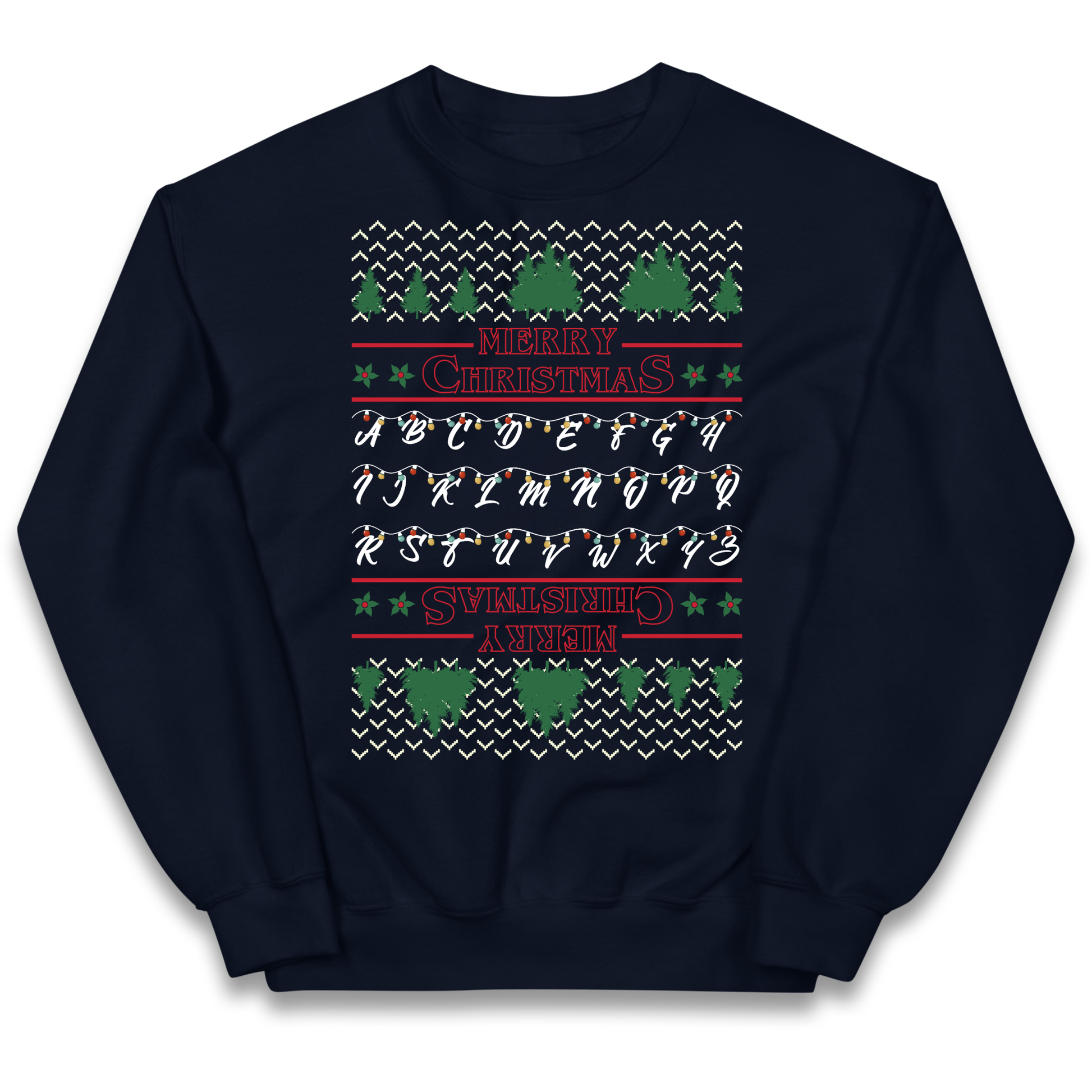 stranger things christmas jumper Kids Jumper