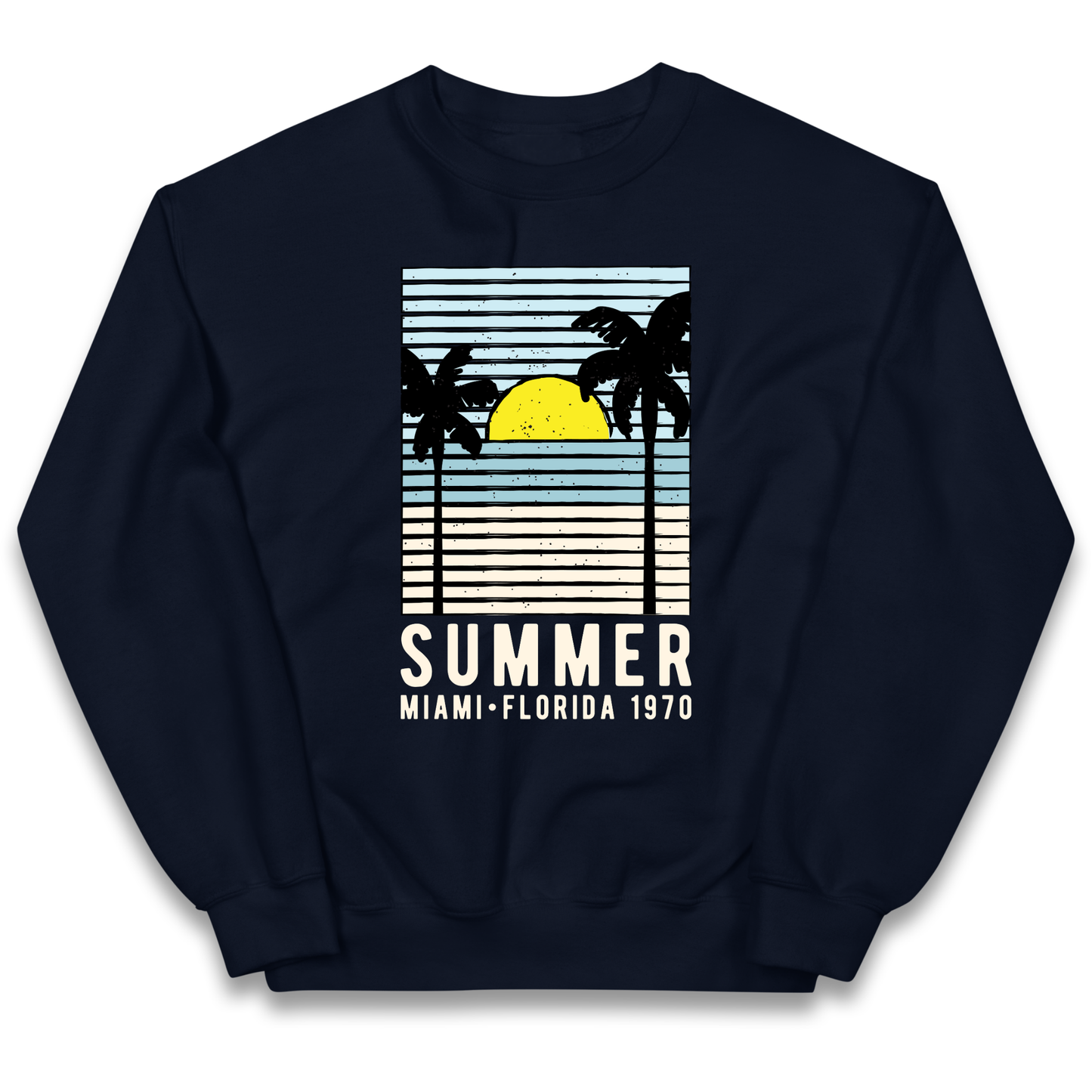 Summer Miami Florida 1970 kids sweatshirt